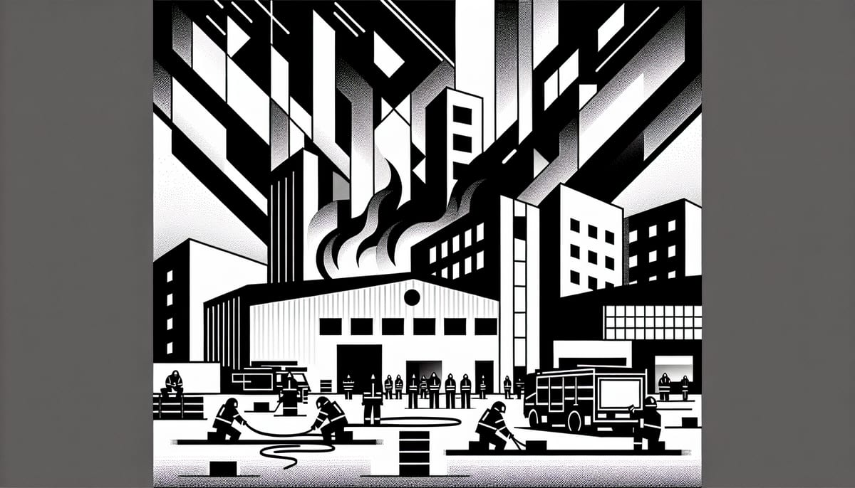 Bursa'da Tekstil Deposunda Yangın Paniği: Ekipler Hızla Müdahale Etti