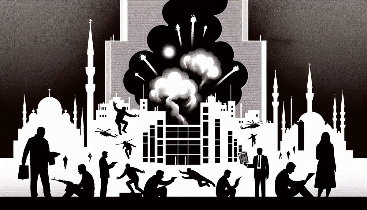 İstanbul'da bir binada çıkan yangın, ardında patlamalara yol açtı